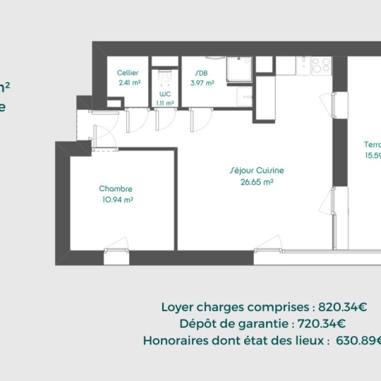  Annonces CROIXROUSSE : Appartement | FEYZIN (69320) | 49 m2 | 820 € 