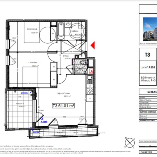  Annonces CROIXROUSSE : Appartement | SAINT-PRIEST (69800) | 61 m2 | 295 900 € 